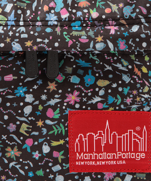 Manhattan Portage(マンハッタンポーテージ)の「●Manhattan Portage×BEAMS BOY / 別注“1209” LIBERTY 15SS(バックパック/リュック・レディース・ブラック/ネイビー・ONE SIZE)」の8枚目の写真