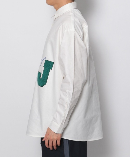 niko and...（ニコアンド）の「カレッジワッペンシャツ（シャツ/ブラウス・メンズ・ライトブルー/ネイビー/オフホワイト・MEDIUM/LARGE）」の11枚目の写真