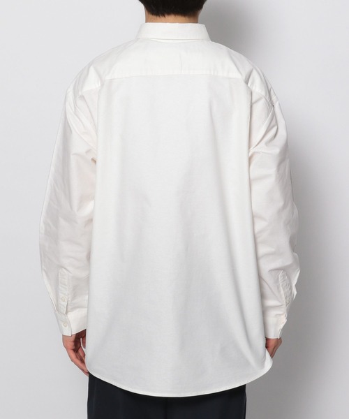 niko and...（ニコアンド）の「カレッジワッペンシャツ（シャツ/ブラウス・メンズ・ライトブルー/ネイビー/オフホワイト・MEDIUM/LARGE）」の12枚目の写真