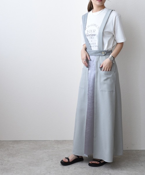 Eimee Law（エイミーロウ）の「アシメラップジャンパースカート