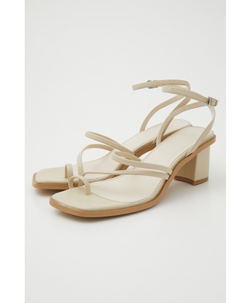 SLY（スライ）の「THIN STRAP THONG SANDAL ストラップ トングサンダル（サンダル・レディース・ブラック/ライトグリーン/アイボリー・SMALL/MEDIUM/LARGE）」の13枚目の写真