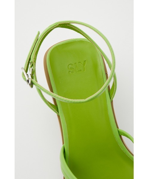 SLY（スライ）の「THIN STRAP THONG SANDAL ストラップ トングサンダル（サンダル・レディース・ブラック/ライトグリーン/アイボリー・SMALL/MEDIUM/LARGE）」の19枚目の写真