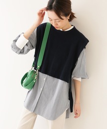 SLOBE IENA | コットンリネンサイドリボンジレ【手洗い可能】◆(ベスト)