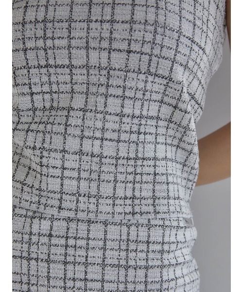 Ayla(アイラ)の「tweed tops(キャミソール・レディース・アイボリー・FREE)」の4枚目の写真
