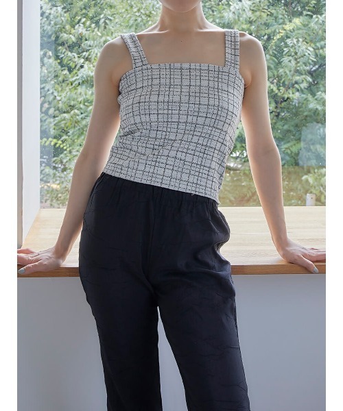 Ayla(アイラ)の「tweed tops(キャミソール・レディース・アイボリー・FREE)」の12枚目の写真