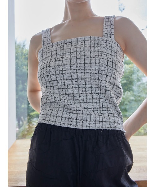 Ayla(アイラ)の「tweed tops(キャミソール・レディース・アイボリー・FREE)」の14枚目の写真
