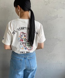 The Endless Summer（エンドレスサマー）の「[THE ENDLESS SUMMER/エンドレスサマー] 別注 べトジャン風 バック刺繍Tシャツ（Tシャツ/カットソー・メンズ）」