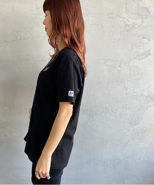 The Endless Summer（エンドレスサマー）の「[THE ENDLESS SUMMER/エンドレスサマー] 別注 べトジャン風 バック刺繍Tシャツ（Tシャツ/カットソー・レディース・ホワイト/ブラック・S/M/L/XL）」の11枚目の写真