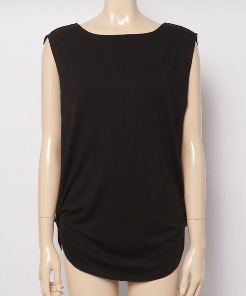 EGOIST(エゴイスト)の「EGOIST/エゴイスト 水陸両用ルーズシルエットフィットネスタンクトップ/無地ブラトップ付き/2点セット 24828(タンクトップ・レディース・ブラック/パープル/ブラウン・11号/9号)」の16枚目の写真