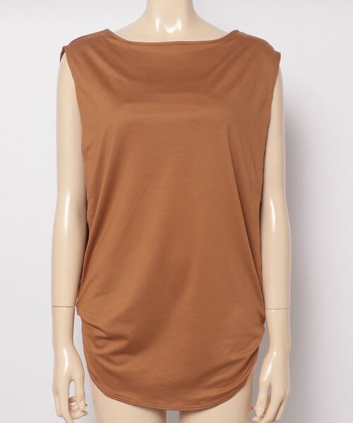 EGOIST(エゴイスト)の「EGOIST/エゴイスト 水陸両用ルーズシルエットフィットネスタンクトップ/無地ブラトップ付き/2点セット 24828(タンクトップ・レディース・ブラック/パープル/ブラウン・11号/9号)」の17枚目の写真