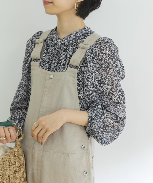 URBAN RESEARCH（アーバンリサーチ）の「フラワープリントブラウス（シャツ/ブラウス・レディース・ブラック/ブルー・FREE）」の14枚目の写真