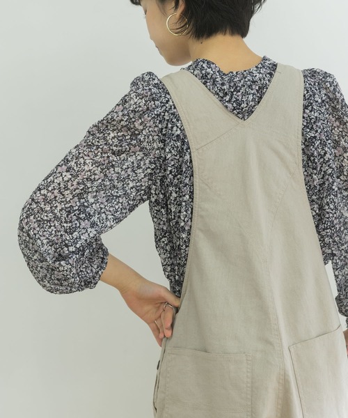 URBAN RESEARCH（アーバンリサーチ）の「フラワープリントブラウス（シャツ/ブラウス・レディース・ブラック/ブルー・FREE）」の16枚目の写真