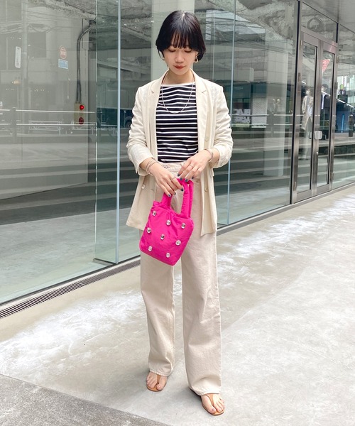 SHENERY（シーナリー）の「ビジューバッグ（トートバッグ・レディース・ブラック/ピンク/グリーン・FREE）」の21枚目の写真