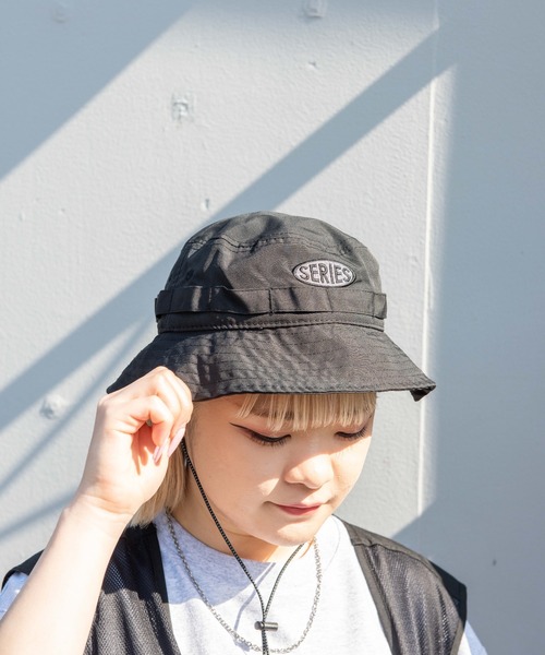 WEGO（ウィゴー）の「WEGO/ロゴサファリハット（ハット・レディース・ホワイト/ブラック/その他1・FREE）」の11枚目の写真