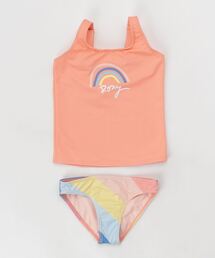 ROXY（ロキシー）の「ROXY/ロキシー キッズ 水着 タンキニセット スイムウェア ERLX203150（水着・キッズ）」