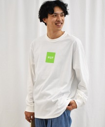 SPENDY'S Store（スペンディーズストア）の「<HUF/ハフ>スクエアロゴ長袖Tシャツ（Tシャツ/カットソー）」