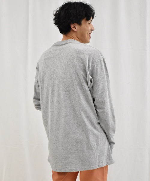 HUF(ハフ)の「<HUF/ハフ>スクエアロゴ長袖Tシャツ(Tシャツ/カットソー・メンズ・ホワイト/ブラック/グレー・M/L/XL)」の15枚目の写真