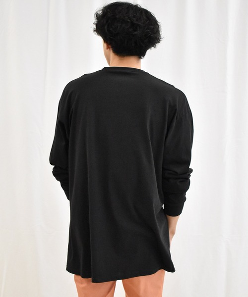 HUF(ハフ)の「<HUF/ハフ>スクエアロゴ長袖Tシャツ(Tシャツ/カットソー・メンズ・ホワイト/ブラック/グレー・M/L/XL)」の8枚目の写真