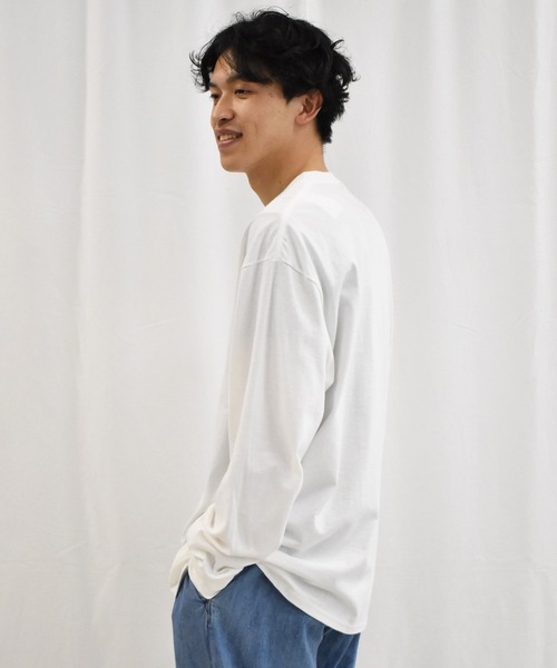 HUF(ハフ)の「<HUF/ハフ>スクエアロゴ長袖Tシャツ(Tシャツ/カットソー・メンズ・ホワイト/ブラック/グレー・M/L/XL)」の20枚目の写真