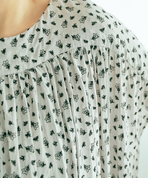 PUAL CE CIN（ピュアルセシン）の「小花刺繍ワンピース（ワンピース・レディース・ホワイト/ベージュ・FREE）」の8枚目の写真