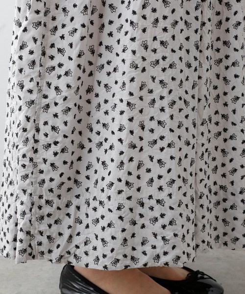 PUAL CE CIN（ピュアルセシン）の「小花刺繍ワンピース（ワンピース・レディース・ホワイト/ベージュ・FREE）」の6枚目の写真