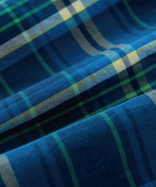 RUGGEDWORKS(ラゲッドワークス)の「【お揃い可能】 マドラスチェック半袖開襟シャツ(シャツ/ブラウス・キッズ・オレンジ/ブルー・90/100/110/120/130/140/150)」の12枚目の写真