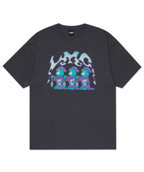 LMCの「【LMC】THREE BEARS V2 TEE / エルエムシー スリー ベアー V2 グラフィック Tシャツ（Tシャツ/カットソー・メンズ・チャコールグレー/ブラック/ホワイト/ネイビー・LARGE/X-LARGE/MEDIUM/SMALL）」の3枚目の写真