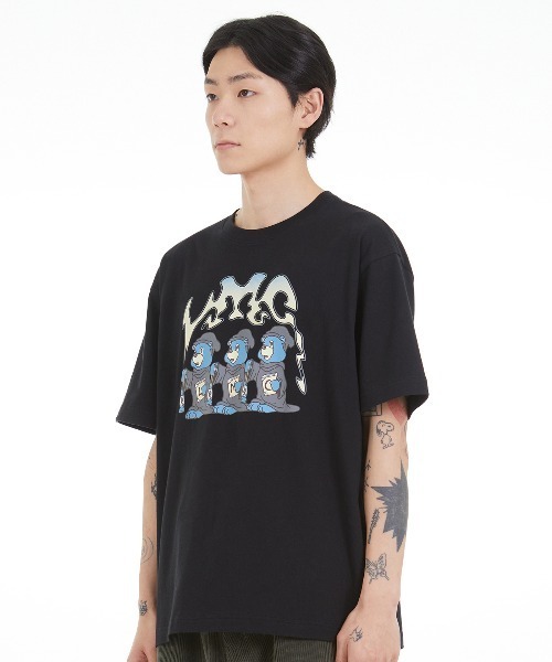 LMCの「【LMC】THREE BEARS V2 TEE / エルエムシー スリー ベアー V2 グラフィック Tシャツ（Tシャツ/カットソー・メンズ・チャコールグレー/ブラック/ホワイト/ネイビー・LARGE/X-LARGE/MEDIUM/SMALL）」の11枚目の写真