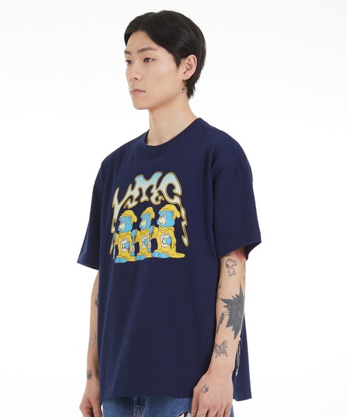 LMCの「【LMC】THREE BEARS V2 TEE / エルエムシー スリー ベアー V2 グラフィック Tシャツ（Tシャツ/カットソー・メンズ・チャコールグレー/ブラック/ホワイト/ネイビー・LARGE/X-LARGE/MEDIUM/SMALL）」の21枚目の写真
