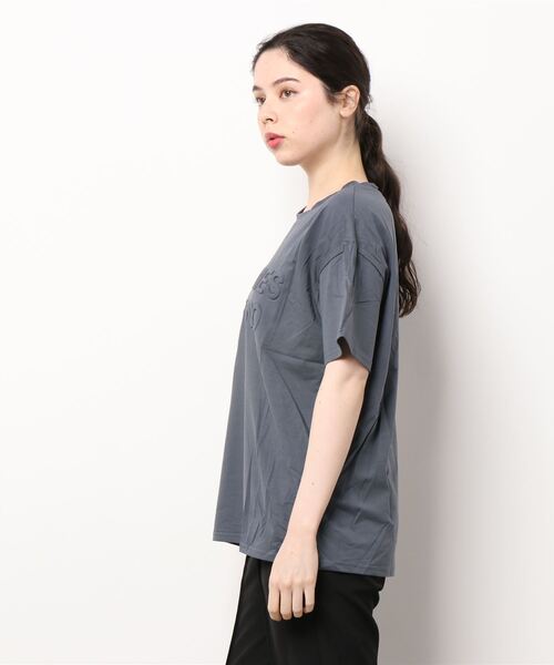 KOBE LETTUCE(コウベレタス)の「エンボスロゴTシャツ(Tシャツ/カットソー・レディース・オフホワイト/ライトグリーン/ピンク/ブラック系・FREE)」の5枚目の写真