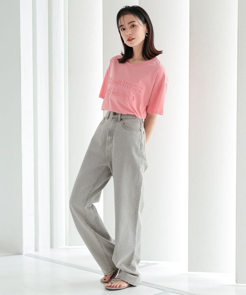 KOBE LETTUCE(コウベレタス)の「エンボスロゴTシャツ(Tシャツ/カットソー・レディース・オフホワイト/ライトグリーン/ピンク/ブラック系・FREE)」の14枚目の写真