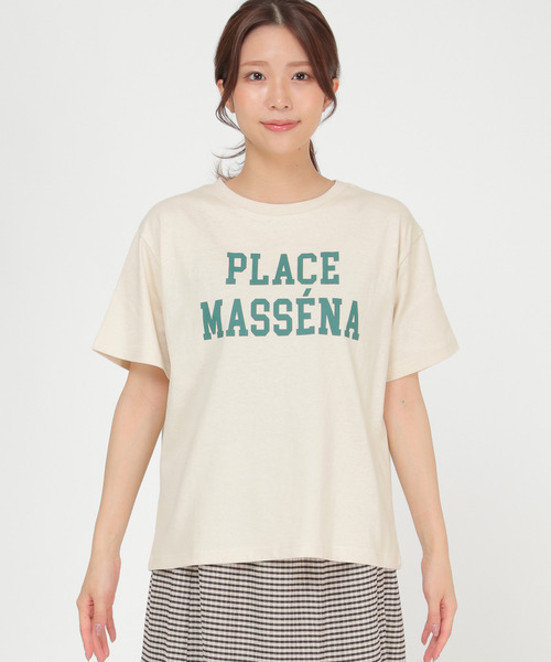 LBC(エルビーシー)の「ロゴプリントT(Tシャツ/カットソー・レディース・ホワイト/チャコールグレー/ベージュ・M/L)」の12枚目の写真
