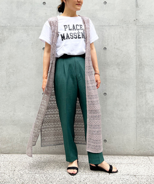 LBC(エルビーシー)の「ロゴプリントT(Tシャツ/カットソー・レディース・ホワイト/チャコールグレー/ベージュ・M/L)」の5枚目の写真