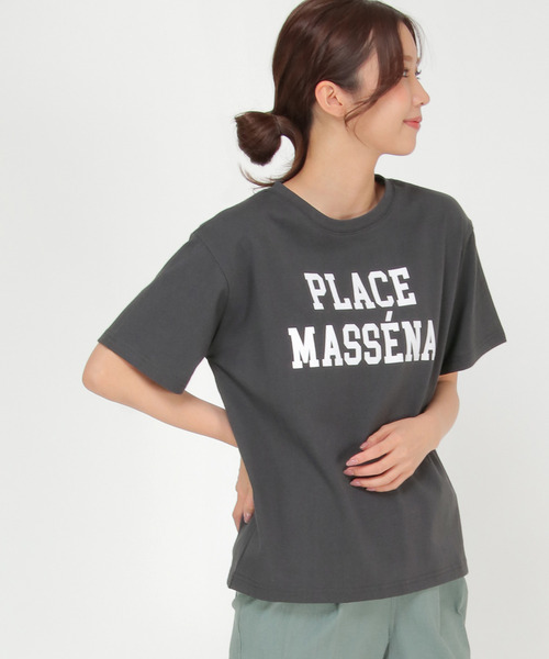 LBC(エルビーシー)の「ロゴプリントT(Tシャツ/カットソー・レディース・ホワイト/チャコールグレー/ベージュ・M/L)」の21枚目の写真