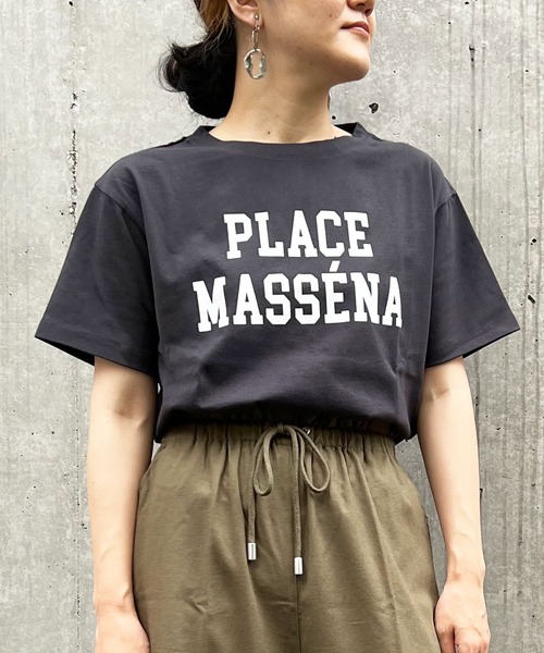 LBC(エルビーシー)の「ロゴプリントT(Tシャツ/カットソー・レディース・ホワイト/チャコールグレー/ベージュ・M/L)」の22枚目の写真