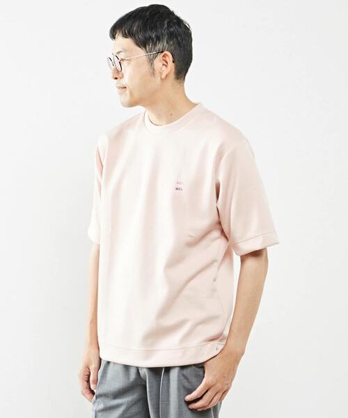 MEN'S MELROSE(メンズメルローズ)の「ライトダンボールワンポイント刺繍Tee(Tシャツ/カットソー・メンズ・ミント/ホワイト/ピンク/グレイッシュベージュ・4/3)」の22枚目の写真