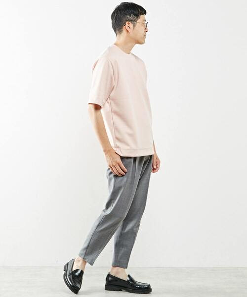 MEN'S MELROSE(メンズメルローズ)の「ライトダンボールワンポイント刺繍Tee(Tシャツ/カットソー・メンズ・ミント/ホワイト/ピンク/グレイッシュベージュ・4/3)」の21枚目の写真