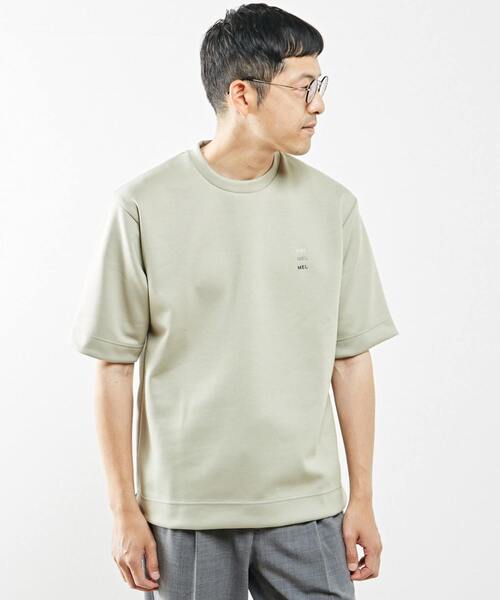 MEN'S MELROSE(メンズメルローズ)の「ライトダンボールワンポイント刺繍Tee(Tシャツ/カットソー・メンズ・ミント/ホワイト/ピンク/グレイッシュベージュ・4/3)」の20枚目の写真