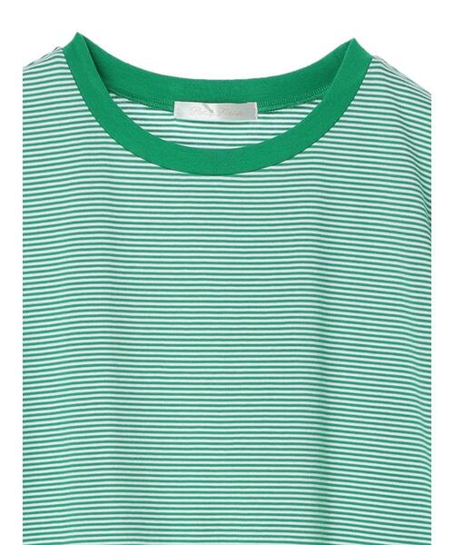 Petit fleur（プチフルール）の「・Petit Fleur ピンボーダーTシャツ（Tシャツ/カットソー・レディース・ピンク/イエロー/グリーン/ブラック・FREE）」の21枚目の写真