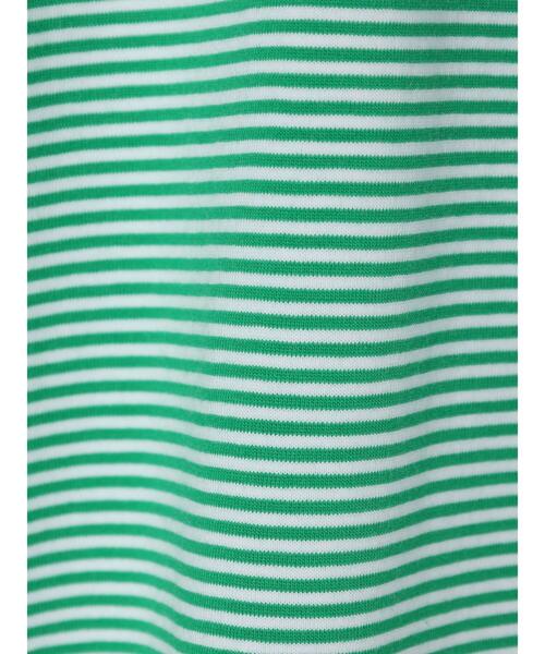 Petit fleur（プチフルール）の「・Petit Fleur ピンボーダーTシャツ（Tシャツ/カットソー・レディース・ピンク/イエロー/グリーン/ブラック・FREE）」の8枚目の写真