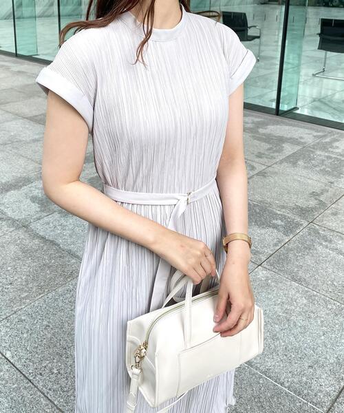 プリーツハイネックジャージワンピース Web限定サイズ ワンピース Index インデックス のファッション通販 Zozotown