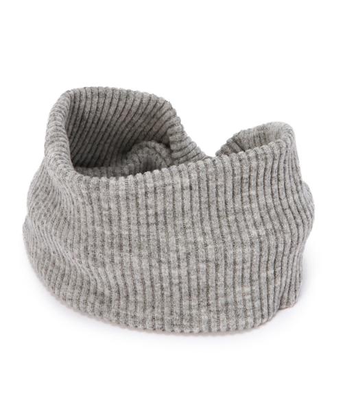 BEAUTY&YOUTH UNITED ARROWS（ビューティーアンドユースユナイテッドアローズ）の「BYSF magnet ヘアターバン◆（ヘアバンド・レディース・ライトグレー/ネイビー・フリー）」の3枚目の写真