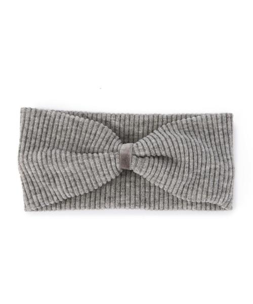 BEAUTY&YOUTH UNITED ARROWS（ビューティーアンドユースユナイテッドアローズ）の「BYSF magnet ヘアターバン◆（ヘアバンド・レディース・ライトグレー/ネイビー・フリー）」の6枚目の写真