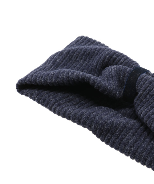 BEAUTY&YOUTH UNITED ARROWS（ビューティーアンドユースユナイテッドアローズ）の「BYSF magnet ヘアターバン◆（ヘアバンド・レディース・ライトグレー/ネイビー・フリー）」の9枚目の写真