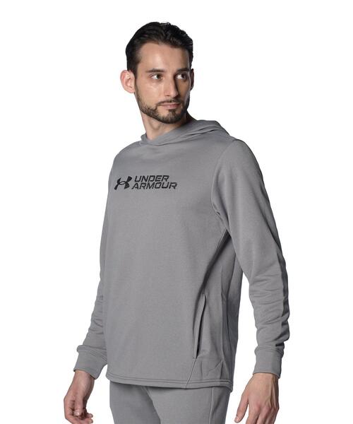 UNDER ARMOUR(アンダーアーマー)の「UAテック テリー フーディー(トレーニング/メンズ)(スウェット・メンズ・ブラック/グレー・M/L/XL/S/XXL)」の1枚目の写真