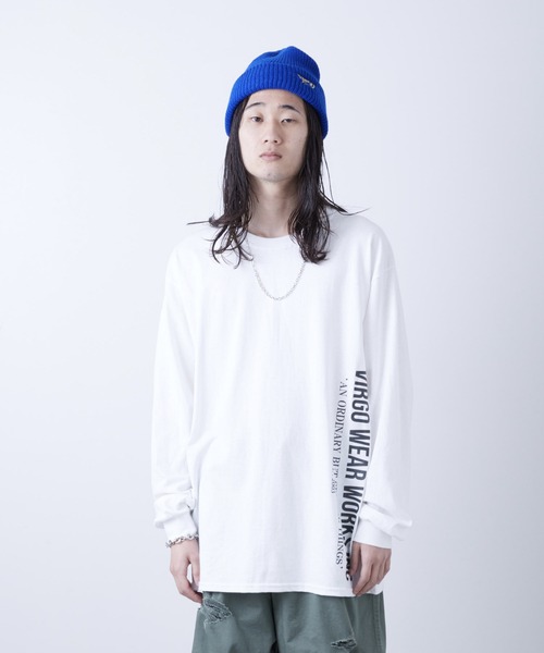 VIRGOwearworks（ヴァルゴウェアワークス）の「STAND（Tシャツ/カットソー・メンズ・ホワイト/ブラック・2/4/3/5）」の2枚目の写真
