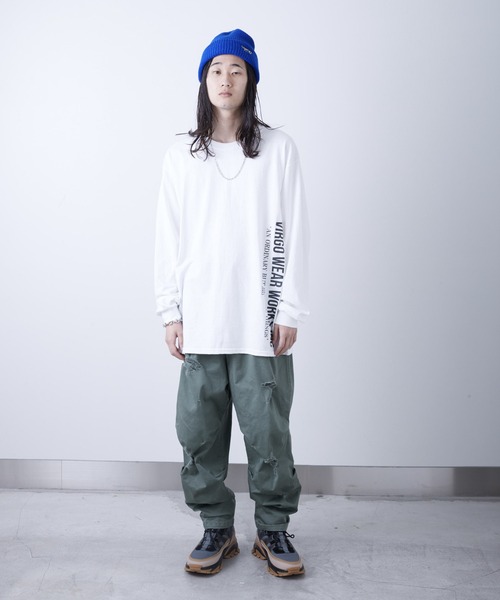 VIRGOwearworks（ヴァルゴウェアワークス）の「STAND（Tシャツ/カットソー・メンズ・ホワイト/ブラック・2/4/3/5）」の10枚目の写真