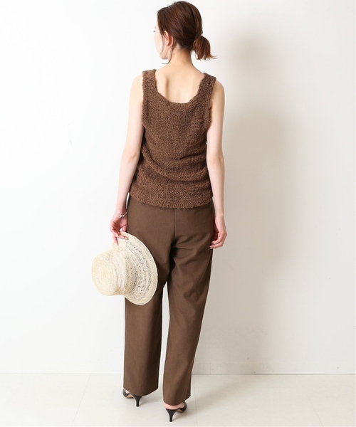 SLOBE IENA（スローブイエナ）の「《追加》PL/CO/LIツイルダブルDカンベルトトラウザー（その他パンツ・レディース・ブラック/ブラウン・38/36）」の11枚目の写真