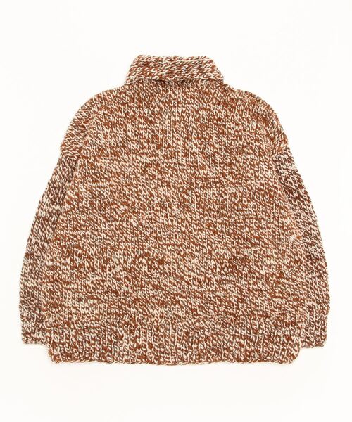 SEEALL(シーオール)の「【 SEEALL / シーオール 】HAND OVERSIZED CANADIAN SWEATER / ハンドオーバーサイズドカナディアンセーター(ニット/セーター・メンズ・ベージュ/ブラック・1)」の10枚目の写真