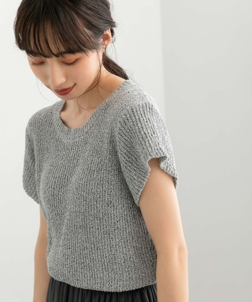 fifth（フィフス）の「【スタイリストレコメンド】キャップスリーブリブニット（ニット/セーター・レディース・ホワイト/ブラック/グレー・M）」の22枚目の写真